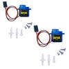 2PCS SG90 Servo Motor Micro Servo 9G Servo Motor for RC Robot Arm Helicopter Airplane Remote Control (2X) view 1