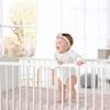 Sweet Jojo Designs Mauve and White Boho Rainbow Girl Fitted Crib Sheet Baby or Toddler Bed Nursery - Pink Dusty Rose White Bohemian Celestial Sky Outdoors Nature view 2