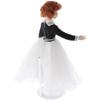 Plymor DSP-10W White Adjustable Doll Stand, fits 16, 17, 18, 19, 20, 21, 22, 23, and 24 inch Dolls or Action Figures, Waist is 2.5" - 3.5" wide, 7" - 9" around, Pack of 6 view 3
