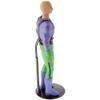 Plymor DSP-70B Black Adjustable Doll Stand, fits 12, 13, 14, 15, 16, and 17 inch Dolls or Action Figures, Waist is 2.25" - 2.75" wide, 6" - 8" around, Pack of 3 view 3
