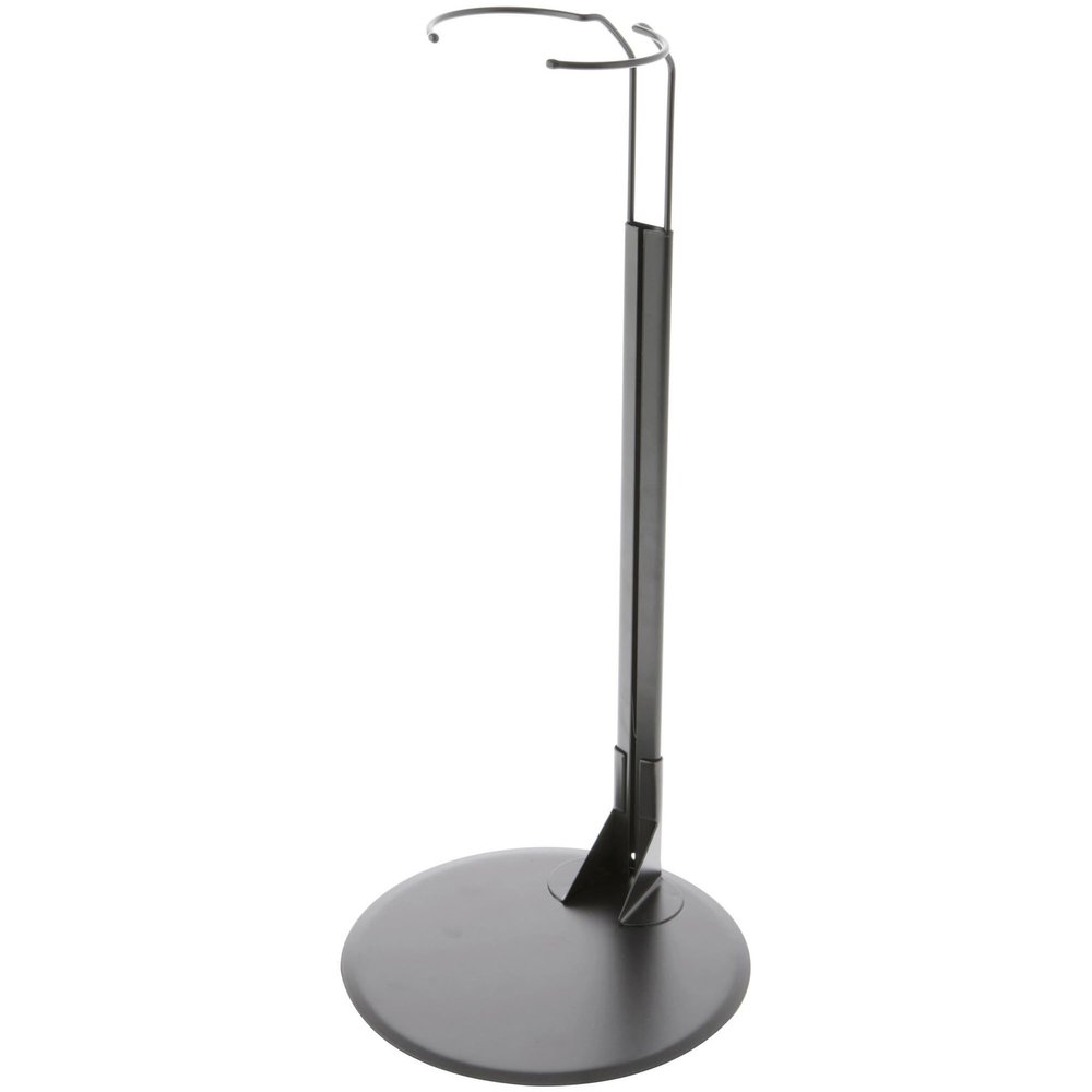Plymor DSP-15B Black Adjustable Doll Stand, fits 25, 26, 27, 28, 29, 30, 31, 32, 33, and 34 inch Dolls, Waist is 3.75" - 5" wide, 11" - 13" around, Pack of 2