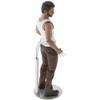 Plymor DSP-60S Silver Adjustable Doll Stand, fits 10, 11, 12, 13, and 14 inch Dolls or Action Figures, Waist is 2" - 2.5" wide, 5.5" - 7" around, Pack of 2 view 3