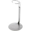 Plymor DSP-70S Silver Adjustable Doll Stand, fits 12, 13, 14, 15, 16, and 17 inch Dolls or Action Figures, Waist is 2.25" - 2.75" wide, 6" - 8" around, Pack of 2 view 1