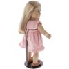 Plymor DSP-90B Black Adjustable Doll Stand, fits 15, 16, 17, 18, 19, 20, and 21 inch Dolls, Waist is 3" - 4" wide, 8" - 11" around, Pack of 6 view 2