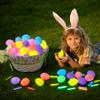 JOYIN 100 Pcs Easter Eggs with 150 Pcs Mini Glow Sticks for Kids Glow-in-The-Dark Basket Stuffers Fillers Gift, Easter Eggs Hunt Game Party Favors Classroom Decorations Supplies view 2