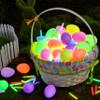 JOYIN 100 Pcs Easter Eggs with 150 Pcs Mini Glow Sticks for Kids Glow-in-The-Dark Basket Stuffers Fillers Gift, Easter Eggs Hunt Game Party Favors Classroom Decorations Supplies view 4