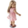 Plymor DSP-90S Silver Adjustable Doll Stand, fits 15, 16, 17, 18, 19, 20, and 21 inch Dolls, Waist is 3" - 4" wide, 8" - 11" around, Pack of 3 view 2