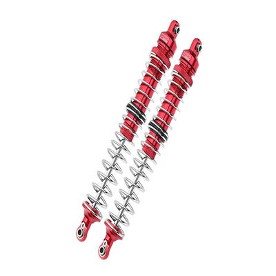 GPM FOR AXIAL 1/10 4WD RBX10 RYFT AXI03005 ALUMINUM REAR SPRING DAMPERS (145MM) -2PC SET (red)