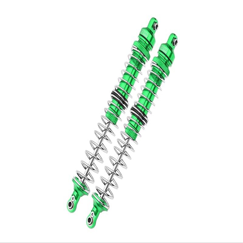 GPM Upgrades Aluminum Rear Spring Dampers (145MM) For 1/10 RBX10 Ryft 4WD Scale Rock Bouncer (AXI03005) RC Cars (green)