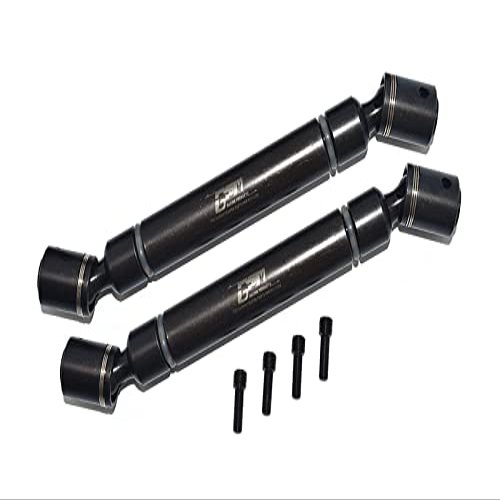 GPM Carbon Steel Front+Rear Cvd Drive Shaft -6Pc Set for AXIAL 1/6 4Wd Scx6 Jeep Jlu Wrangler-Axi05000