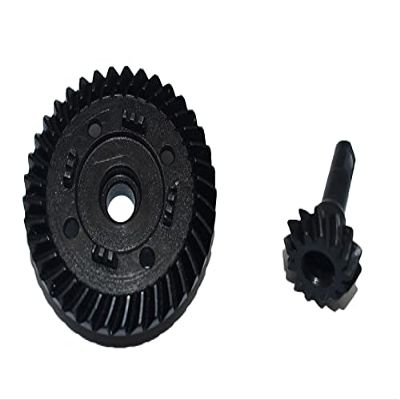 TRAXXAS MAXX MONSTER TRUCK High Carbon Steel Differential Bevel Gear 43T & Pinion Gear 10T - 2pc set (helical Gears) - GPM TXMS1337TS [TXMS1337TS]