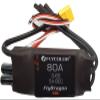 Flycolor 80A ESC 3-6S Electric Speed Controller 5v/6v/7.4v 5A BEC with XT60 & 3.5mm Bullet Plugs for RC Drone Airplane Brushless Motors view 1
