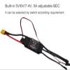 Flycolor 80A ESC 3-6S Electric Speed Controller 5v/6v/7.4v 5A BEC with XT60 & 3.5mm Bullet Plugs for RC Drone Airplane Brushless Motors view 2
