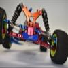 1PC Set Upgrades Aluminium Rear Bumper 1/18 Mini-T 2.0 Stadium Truck (LOS01015) rc Cars by GPM view 3
