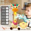 Emoin Dancing Talking Giraffe Baby Toy, Adjustable Volume Baby Giraffe Toys Singing 10 Children's Songs Singing Mimicking Recording Repeating What You Say for Toddlers view 2