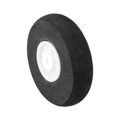 Yinpecly RC Car Wheel 40x3.1mm(Dia x SD) Sponge Wheel Rims RC Drift Cars Tires Set for DIY RC Car Truck Boat Helicopter Model Part White and Black 1PCS