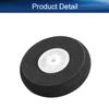 Yinpecly RC Car Wheel 40x3.1mm(Dia x SD) Sponge Wheel Rims RC Drift Cars Tires Set for DIY RC Car Truck Boat Helicopter Model Part White and Black 1PCS view 4