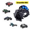 Hobbyfire Aluminum Transmission Case Gearbox with Motor Plate and Suspension Arm Mounts Upgrades Parts for 1/10 Traxxas Slash 2WD Rustler Stampede Bandit, Replace 3691 view 2