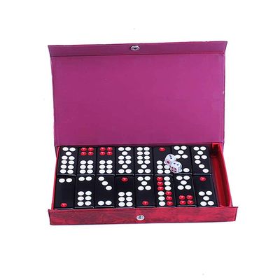 Pai Gow Tiles Game Set Chinese Pai Gow Large Adult Household Hand Rubbing Cards,32 Sheets Chinese Pai Gow (Size : 14#)