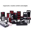 Pai Gow Tiles Game Set Chinese Pai Gow Large Adult Household Hand Rubbing Cards,32 Sheets Chinese Pai Gow (Size : 14#) view 4