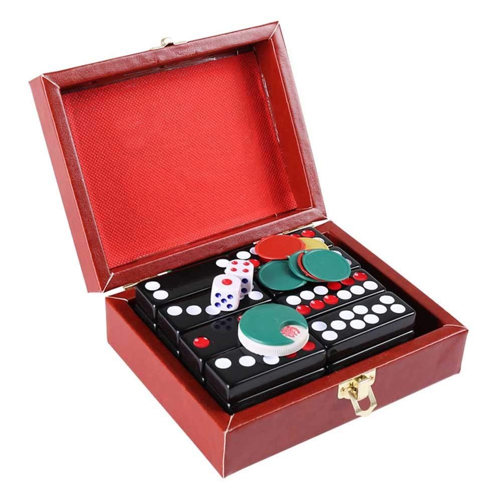 Pai Gow Tiles Game Set Chinese Pai Gow Large Adult Household Hand Rubbing Cards, Entertaining Party Games Chinese Pai Gow
