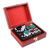 Pai Gow Tiles Game Set Chinese Pai Gow Large Adult Household Hand Rubbing Cards, Entertaining Party Games Chinese Pai Gow view 1