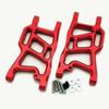 Aluminum Alloy Rear Lower Suspension Arms for ARRMA 1/10 SENTON 6S Replace AR330372 - RED view 2