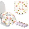 20 Extra Large Toilet Seat Covers Disposable for Kids & Adults-Toilet Covers Disposable for travel-Toddler Toilet Seat Cover Liners for Potty Training-Individually Wrapped-Waterproof (Bees) view 1