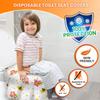 20 Extra Large Toilet Seat Covers Disposable for Kids & Adults-Toilet Covers Disposable for travel-Toddler Toilet Seat Cover Liners for Potty Training-Individually Wrapped-Waterproof (Bees) view 2