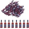 40Pcs Tiny Miniature Mini Whiskey Bottles Toys, 1:24 Dollhouse Kitchen Accessories Wine Decoration, Cute Wine Bottle Models for Fairy Garden Pub Bar Dolls House Tableware Decoration view 1