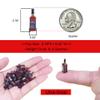 40Pcs Tiny Miniature Mini Whiskey Bottles Toys, 1:24 Dollhouse Kitchen Accessories Wine Decoration, Cute Wine Bottle Models for Fairy Garden Pub Bar Dolls House Tableware Decoration view 2