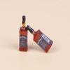 40Pcs Tiny Miniature Mini Whiskey Bottles Toys, 1:24 Dollhouse Kitchen Accessories Wine Decoration, Cute Wine Bottle Models for Fairy Garden Pub Bar Dolls House Tableware Decoration view 4