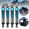 RC Car Shock Damper, 1/10 Shock Damper 90mm/3.5in Aperture 4PCS Shock Damper, RC Shock Absorber RC Damper Set with Springs for 1/10 RC Crawler (Blue) view 2