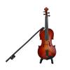 Simulated Wooden Miniature Violin, Handheld Violin Toy, Home Decoration Miniature Dollhouse Model for Home Decoration Office Decoration view 2