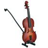 Simulated Wooden Miniature Violin, Handheld Violin Toy, Home Decoration Miniature Dollhouse Model for Home Decoration Office Decoration view 4