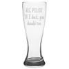RC Planes Gift - RC Aircraft Pilsner Glass - RC Plane Pilot Present - Radio Controlled Aircraft - If I Duck You Should Too view 1