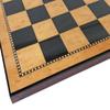 18 inch High Gloss Dark Walnut and Birdseye Maple Color Chess Board 1 31/32 inch Squares view 1