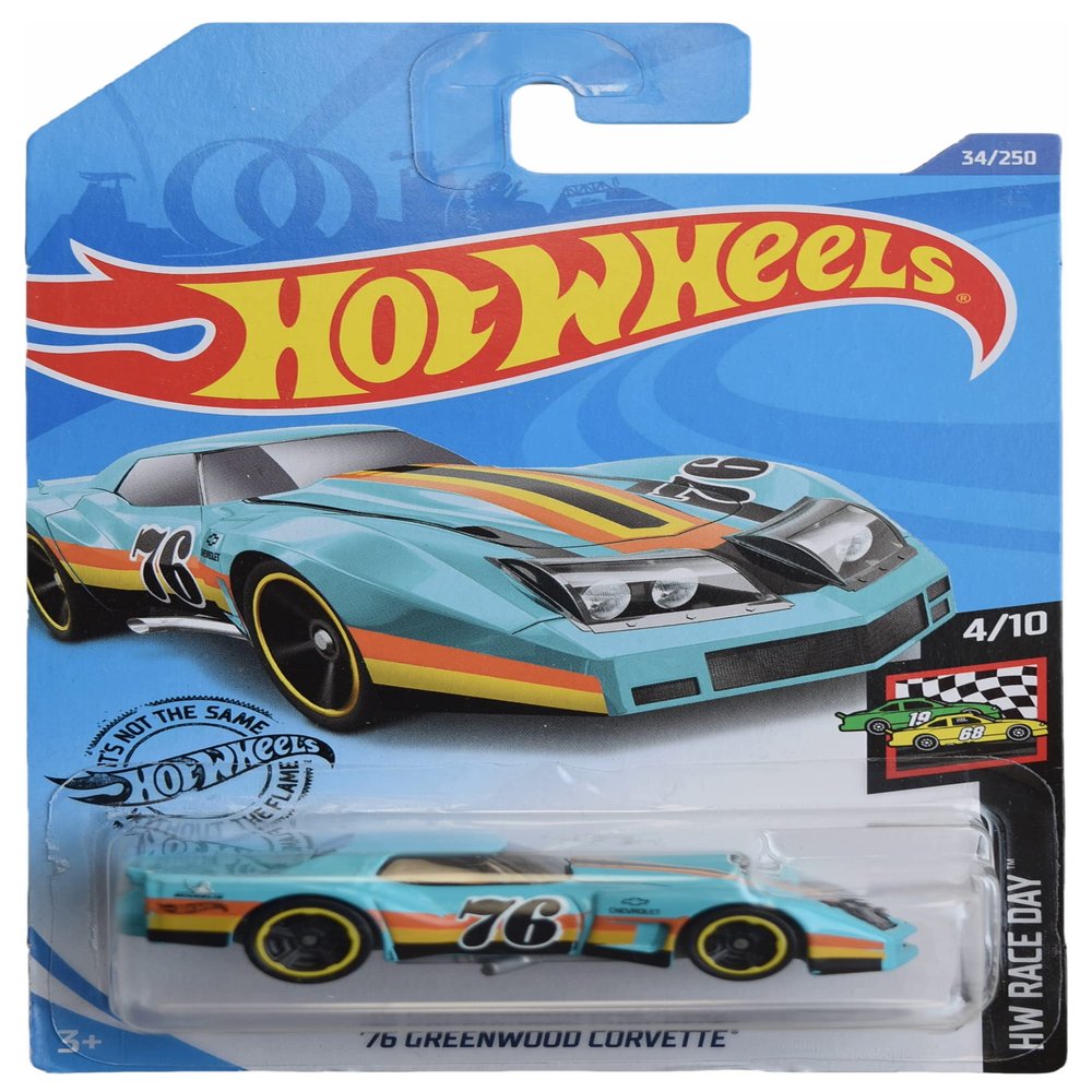 Hot Wheels '76 Greenwood Corvette - Race Day 4/10