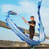LXLA Dragon-Dance Throw Streamer - Blue and White Porcelain Style, Children Big Kids Aldults Ribbon, Chinese Folk Sports Equipment (Size : 5m/16.4ft/196in) view 2