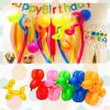 100pcs Red 260 balloons, Thickening Latex Long Twisting Balloons for Animal Model for Halloween Xmas Presents, Animal Shape Weddings, Birthdays Clowns. view 3