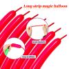 100pcs Red 260 balloons, Thickening Latex Long Twisting Balloons for Animal Model for Halloween Xmas Presents, Animal Shape Weddings, Birthdays Clowns. view 4