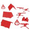 BMC Classic Plastic Army Men Playset Accessories - 10pc Military Camp - US Made view 1