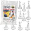 BMC Rosie The Riveter Plastic Figures - 12pc Paintable Model Figurine Statues view 1