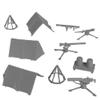 BMC Classic Plastic Army Men Playset Accessories - 10pc Military Camp - US Made view 1