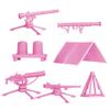 BMC Classic Plastic Army Men Playset Accessories - 10pc Military Camp - US Made view 3