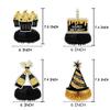 8 Pieces Happy Birthday Honeycomb Centerpieces Party Table Decorations Table Toppers for Birthday Party Supplies view 2