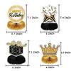 8 Pieces Happy Birthday Honeycomb Centerpieces Party Table Decorations Table Toppers for Birthday Party Supplies view 3