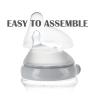 haakaa Gen.3 Silicone Orthodontic Bottle Nipple - Anti-Colic Teat Attachment Compatible with Baby Bottles (Glass/Silicone)-Variable Flow - 2 pcs view 2