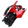 CrazyHobby RC Car Motor Heat Sink Cooling Twin Fan with Thermal Sensor Heatsink for 550 540 Size Motors fit HSP HPI Wltoys Himoto Tamiya Redcat Racing (Red) view 3