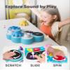 BEST LEARNING Music Gear Mixer - Kids DJ Mixer Table Toy for 3 4 5 Yrs Old Toddlers - Educational DJ Table with Recording, Playback, Sound Effect, Game Mode - Fun Birthday view 4